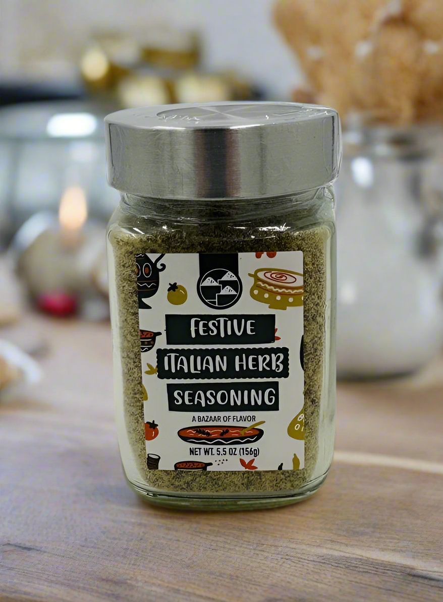 Festive Italian Herbs Seasoning Soft Square 5.5 oz