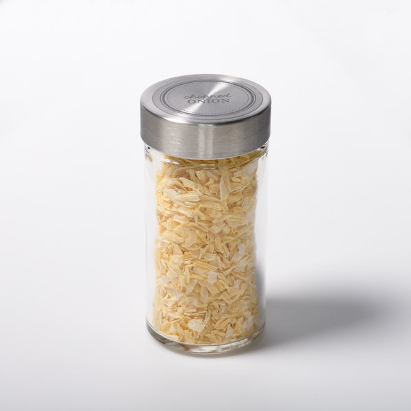 Chopped Onion — Filled Jar (Stainless Steel Cap)